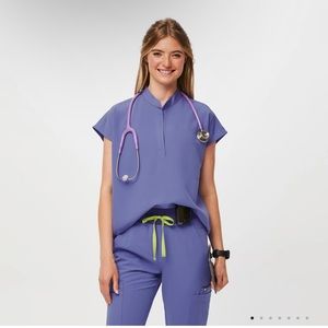 FIGS Blueberry Rafaela Scrub Top *Limited Edition Color*